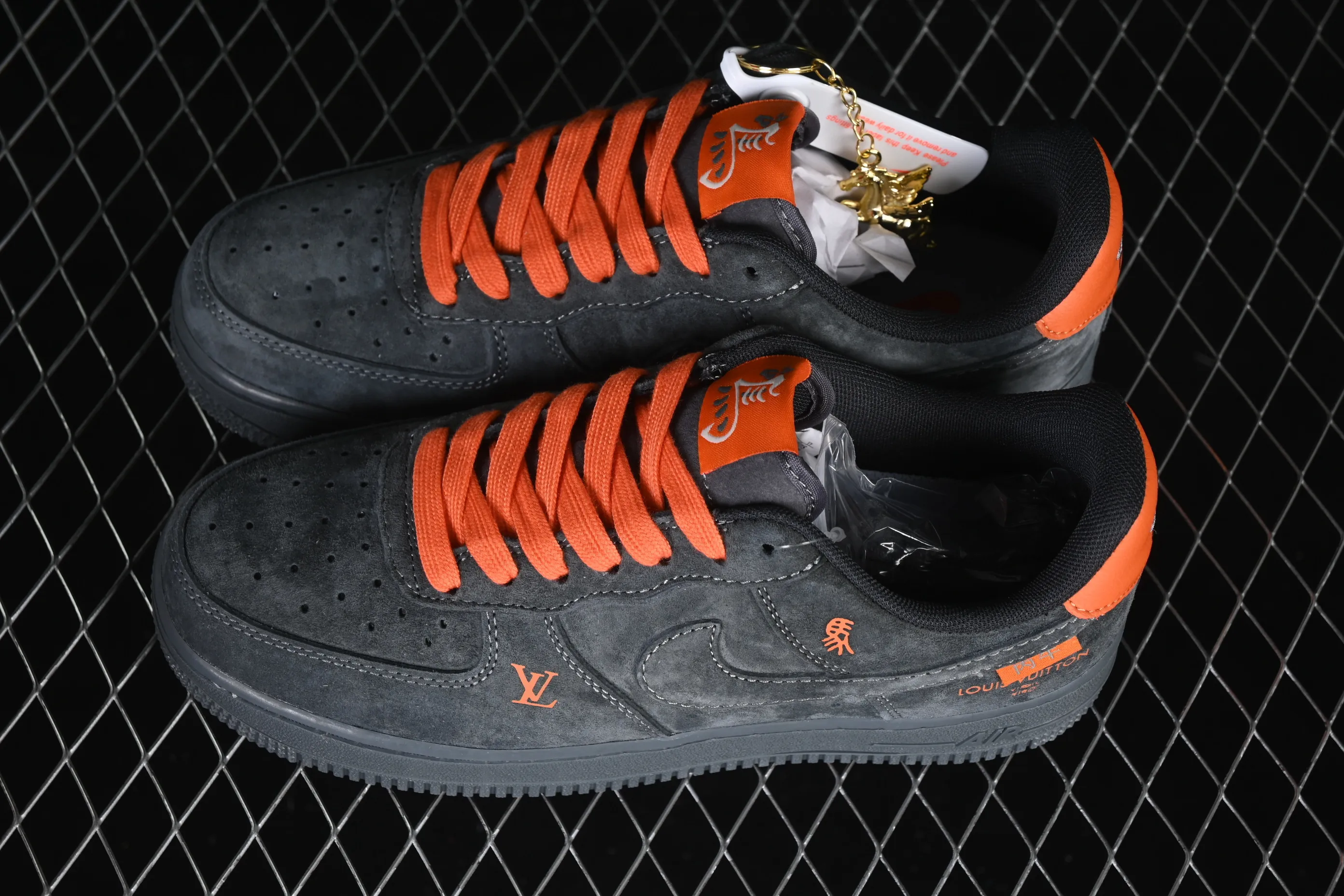 All Categories Nk Air Force 1 Air Force Series Nk Air Force 1 Low Air Force Low Nike Air Force 1'07 Low Year of the Horse Limited Edition Gray with Orange Air Force 1 Low-top Casual Sneakers FV3694-105